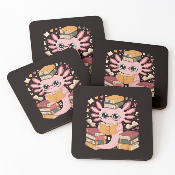 Item preview, Readsalotl – Bookworm Funny Reading Axolotl Design designed and sold by Redgiant87x.