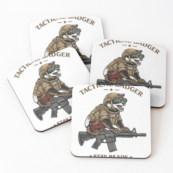Item preview, Battle Ready Badger designed and sold by Matinez Pink.