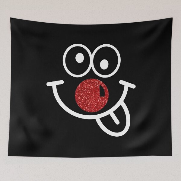 Item preview, Funny Red Nose Cartoon Face Shirt, Comic Relief Charity Humor Tee designed and sold by STAATI.