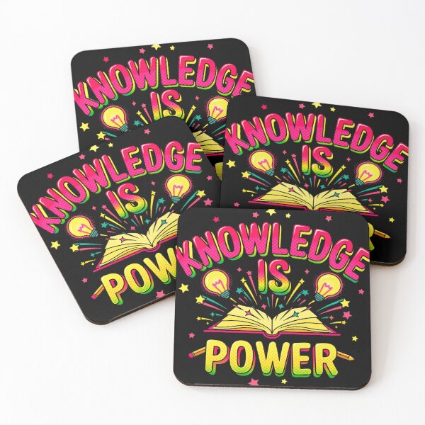 Item preview, Knowledge Is Power - Retro 90s Pop Art Comic Typography designed and sold by Serjames.