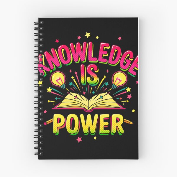 Item preview, Knowledge Is Power - Retro 90s Pop Art Comic Typography designed and sold by Serjames.