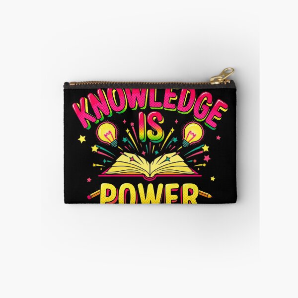 Item preview, Knowledge Is Power - Retro 90s Pop Art Comic Typography designed and sold by Serjames.