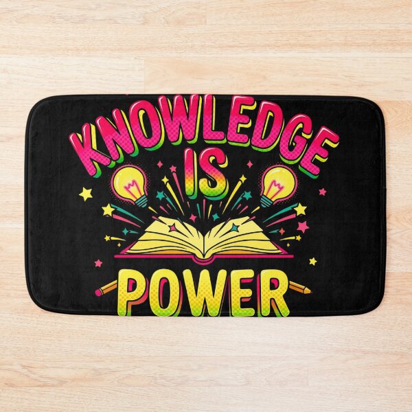 Item preview, Knowledge Is Power - Retro 90s Pop Art Comic Typography designed and sold by Serjames.
