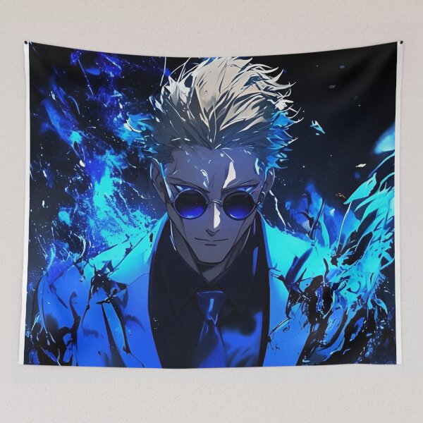 Item preview, Blue Infinity Sorcerer – Cosmic Anime Power Aesthetic designed and sold by Dyan4.