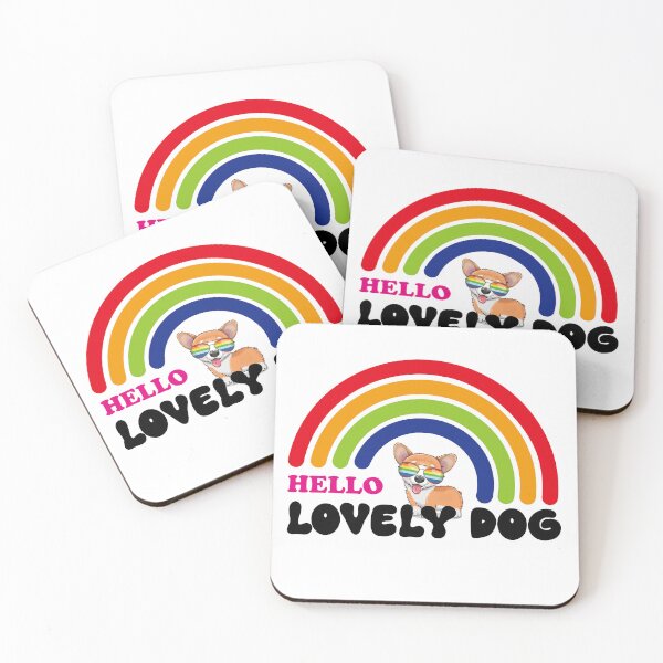 Item preview, HELLO LOVELY DOG designed and sold by LOVEARTDESIGN.