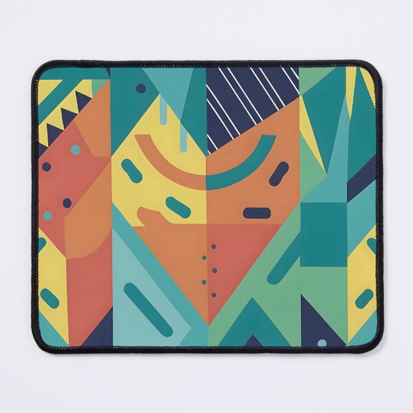 Item preview, Retro Memphis Geometric Abstract - Modern Bauhaus Pattern Art designed and sold by Paulocdias.