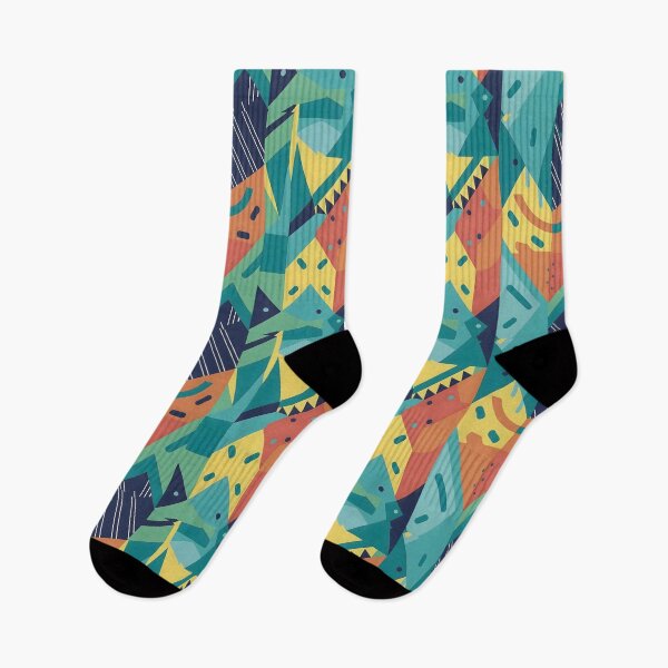 Item preview, Retro Memphis Geometric Abstract - Modern Bauhaus Pattern Art designed and sold by Paulocdias.