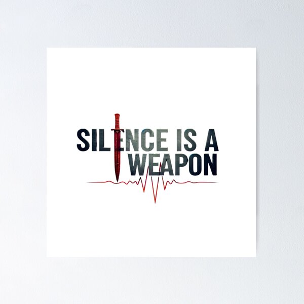 Item preview, Silence is a weapon designed and sold by MaciejErdon.