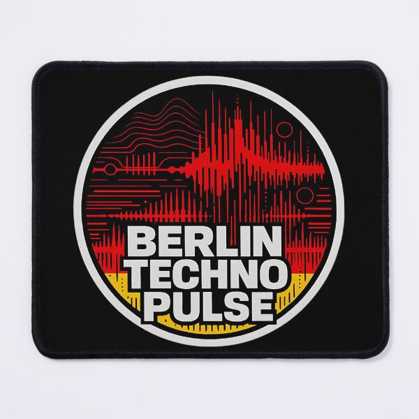 Item preview, Berlin Techno Pulse – Underground Electronic Music Rave Design designed and sold by |TRSSHOP|.