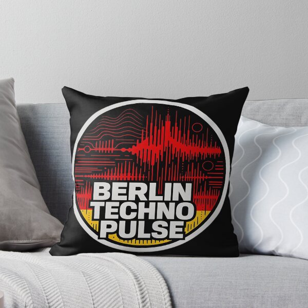 Item preview, Berlin Techno Pulse – Underground Electronic Music Rave Design designed and sold by |TRSSHOP|.