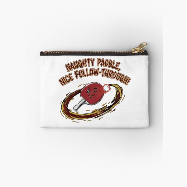 Item preview, Funny Table Tennis Naughty Paddle Nice Follow Through Ping Pong T-Shirt designed and sold by OhMyPingCo.