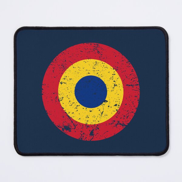 Item preview, Romania Roundel / Insignia - Worn / Eroded / Aged / Grunge (Large) designed and sold by STUDIO-72.