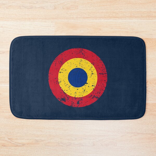 Item preview, Romania Roundel / Insignia - Worn / Eroded / Aged / Grunge (Large) designed and sold by STUDIO-72.