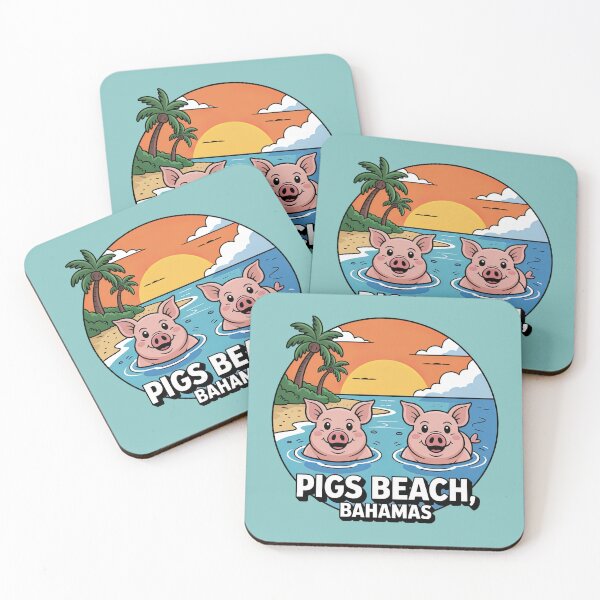 Item preview, Pigs Beach, Bahamas designed and sold by Pixel-Lair.