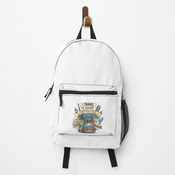 Item preview, I Travel to Escape Conversations designed and sold by Low Social Battery Club.