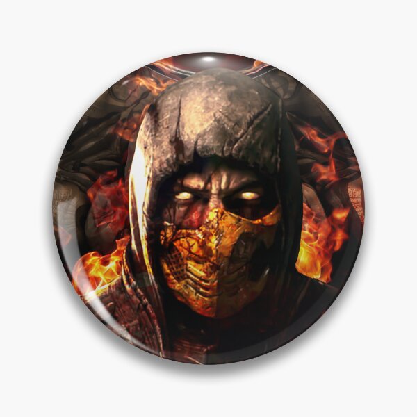 Item preview, Scorpion Mortal Kombat - Eternal Fire & Dragon Logo Fan Art designed and sold by yuvimaginaria.