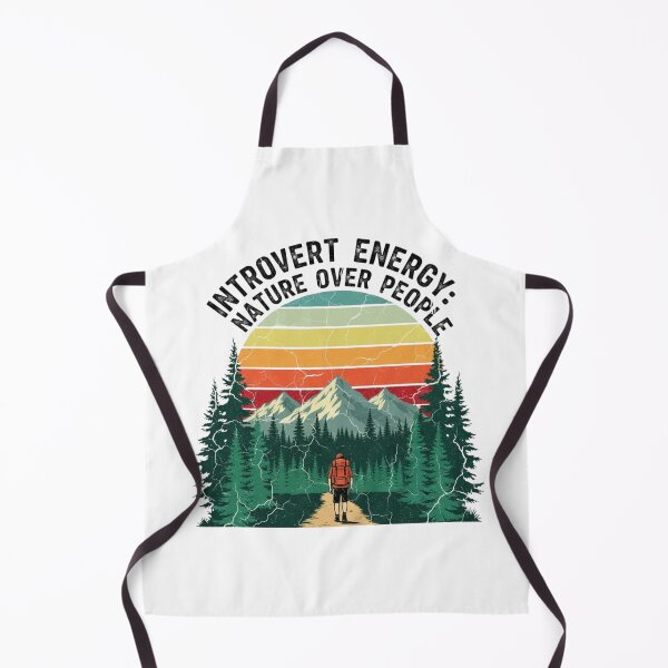 Item preview, Introvert Energy: Nature Over People designed and sold by Low Social Battery Club.