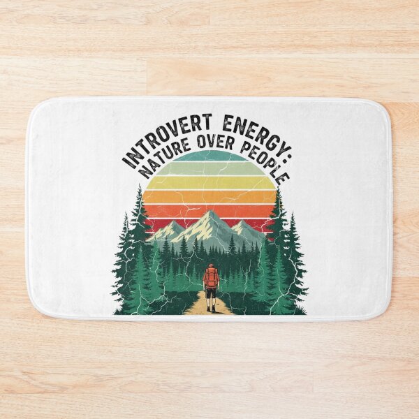 Item preview, Introvert Energy: Nature Over People designed and sold by Low Social Battery Club.