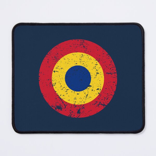 Item preview, Romania Roundel / Insignia - Worn / Eroded / Aged / Grunge (Small) designed and sold by STUDIO-72.