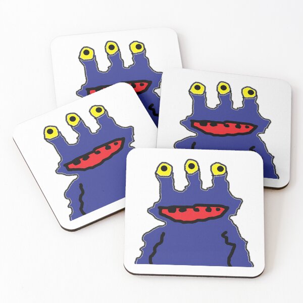 Item preview, Minimalist Blue Monster Mascot Art designed and sold by Dmo3HarkoArt.