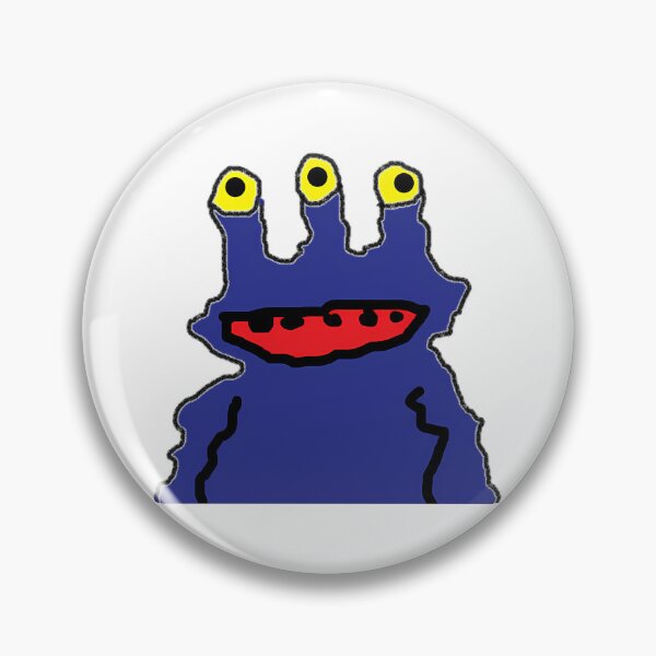 Item preview, Minimalist Blue Monster Mascot Art designed and sold by Dmo3HarkoArt.