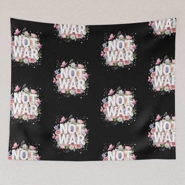 Item preview, NOT WAR T-SHIRT/ the beauty of a peaceful world/ designed and sold by NinaCreator.