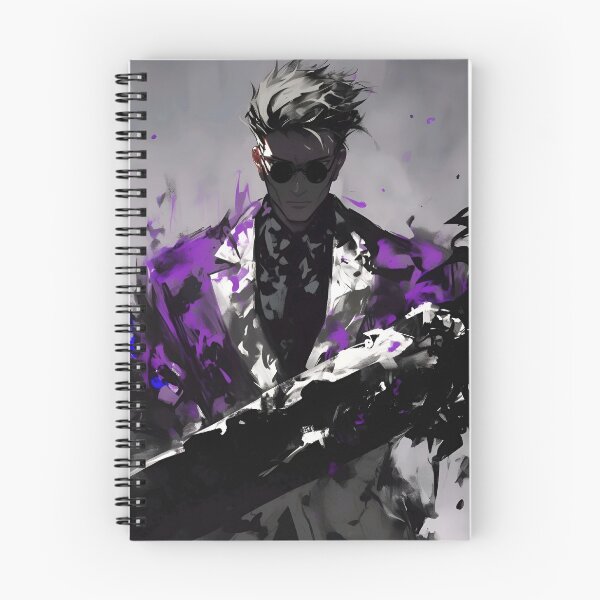 Item preview, Dark Void Sorcerer – Purple Energy Anime Aesthetic designed and sold by Dyan4.
