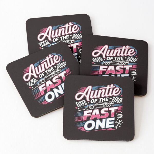 Item preview, Auntie Of The Fast One – Race Car Pit Crew Family Matching Design designed and sold by Redgiant87x.