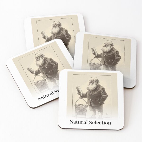 Item preview, Natural Selection | Funny Science Shirt | Biology  Gift | Darwin Humor | Grocery Store Humor |  They Saw It Coming Collection designed and sold by De Aqui y de Alla Studio.