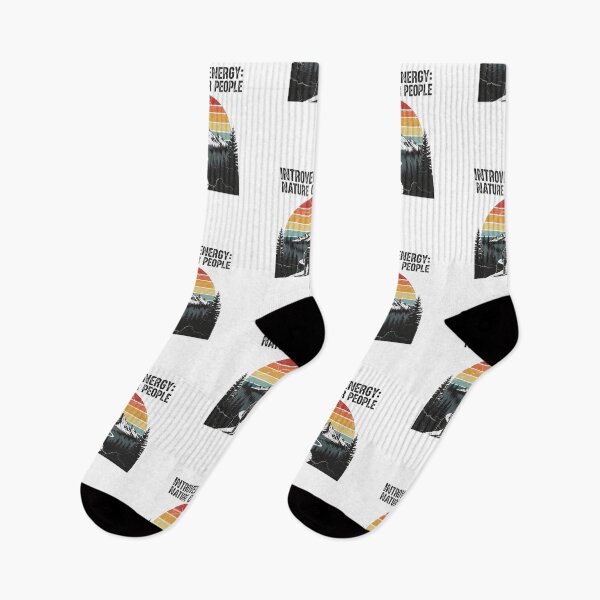 Item preview, Introvert Energy: Nature Over People designed and sold by Low Social Battery Club.