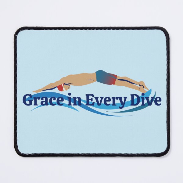 Item preview, Grace in Every Dive Swimmer designed and sold by LoudVictory.