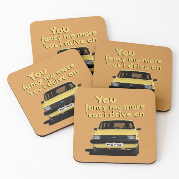 Item preview, You fancy me more 'cos I drive an Austin Metro in yellow designed and sold by knappidesign.