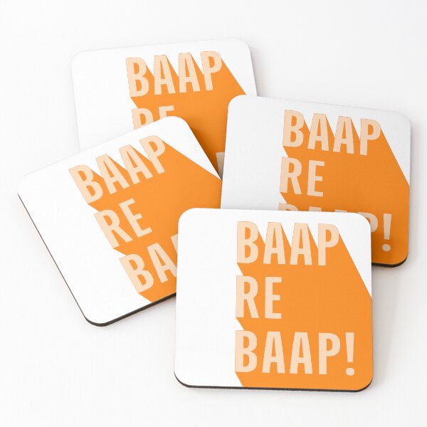 Item preview, Baap Re Baap Hindi Quote Art, Desi Humor designed and sold by SpotOfDesignArt.