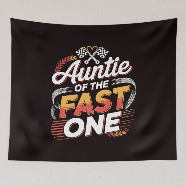 Item preview, Auntie Of The Fast One – Race Car Birthday Boy Pit Crew designed and sold by Redgiant87x.