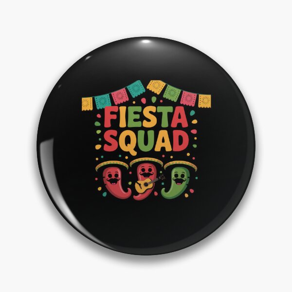 Item preview, Fiesta Squad Mexican Party Group Celebration designed and sold by CORJIDOG-ART.