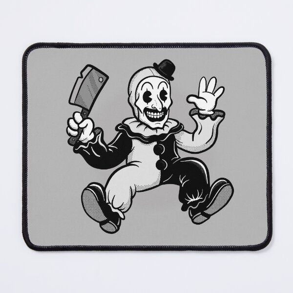 Item preview, Retro Creepy Clown with Cleaver – Vintage Horror Illustration designed and sold by homework store.