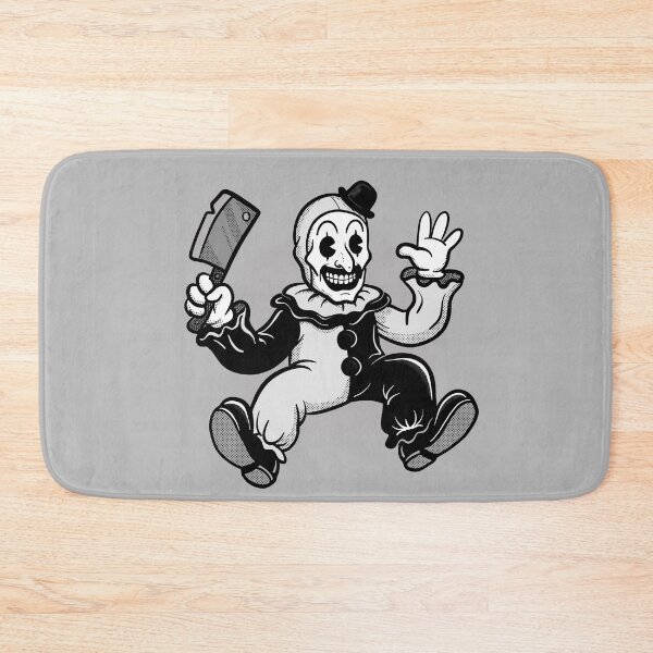 Item preview, Retro Creepy Clown with Cleaver – Vintage Horror Illustration designed and sold by homework store.