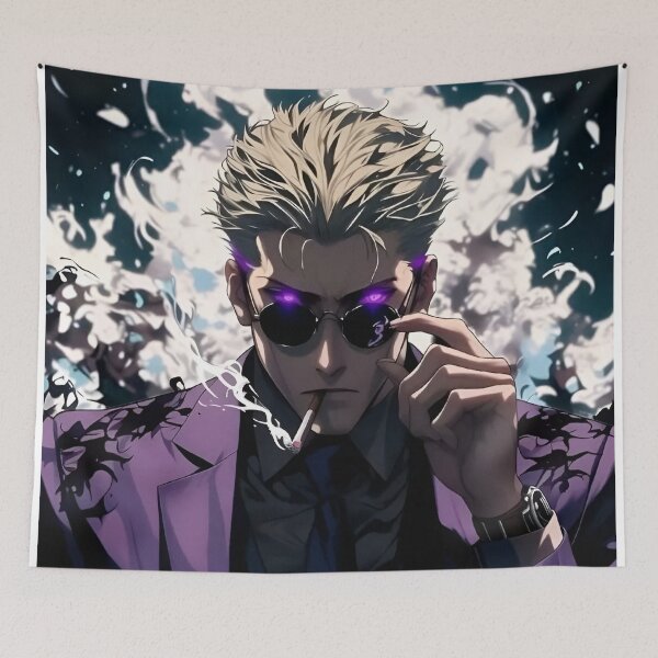 Item preview, Purple Void Boss – Dark Anime Power Aesthetic designed and sold by Dyan4.