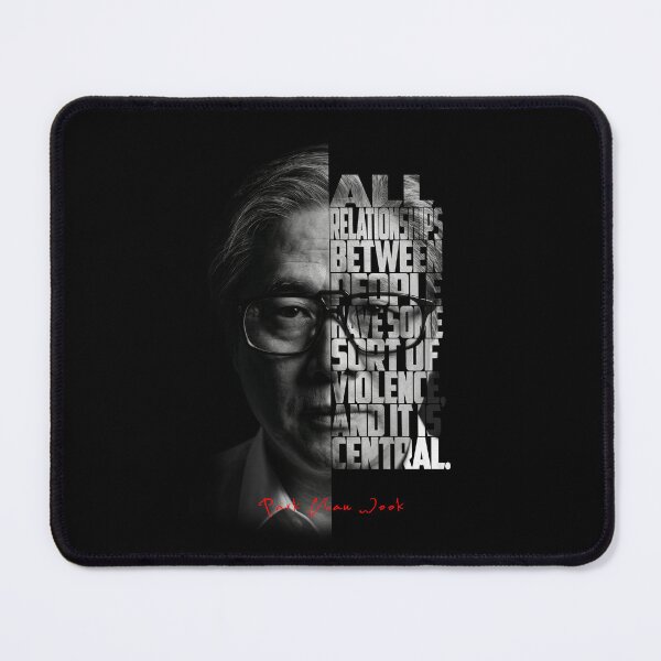 Item preview, Park Chan Wook Split Face Quote Poster designed and sold by Enea Kelo.