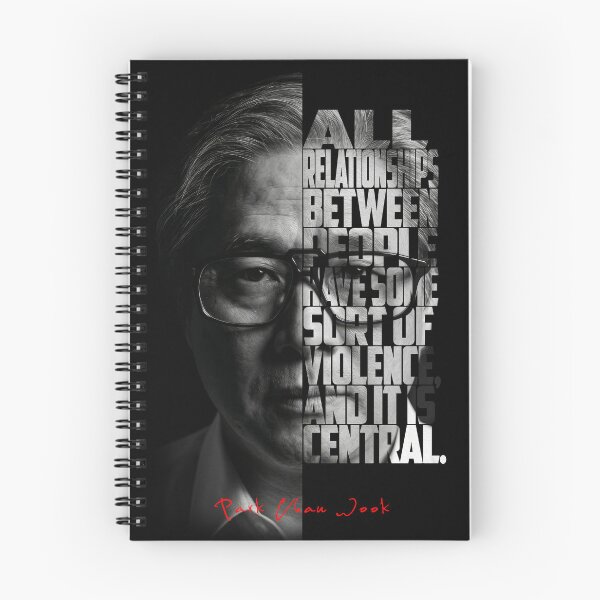 Item preview, Park Chan Wook Split Face Quote Poster designed and sold by Enea Kelo.