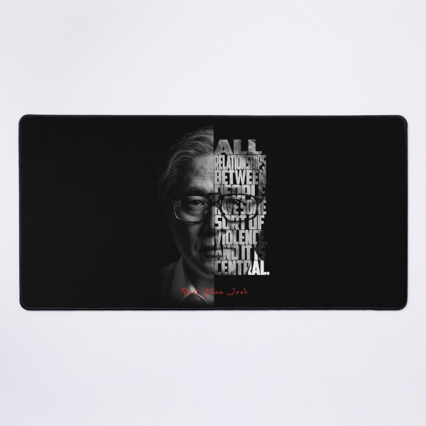 Item preview, Park Chan Wook Split Face Quote Poster designed and sold by Enea Kelo.