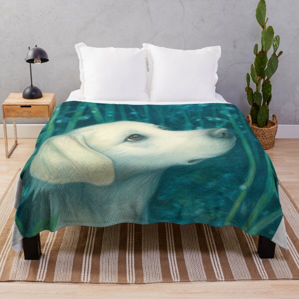 Item preview, Labrador retriever in Enchanted Forest designed and sold by lautir.