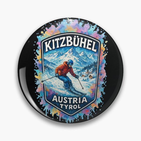 Item preview, Kitzbuhel Austria Tyrol Alps Watercolor Travel designed and sold by TomFrontierArt.