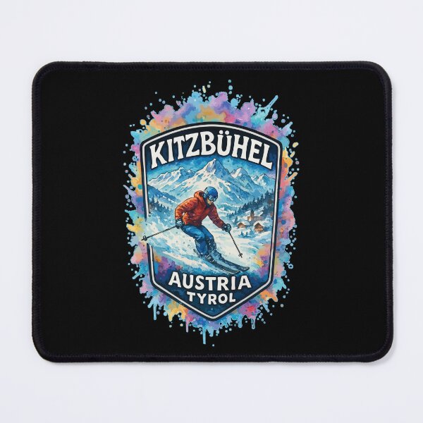 Item preview, Kitzbuhel Austria Tyrol Alps Watercolor Travel designed and sold by TomFrontierArt.