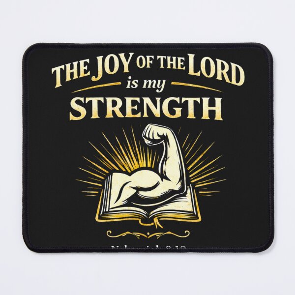 Item preview, Joy of the Lord Is My Strength Christian Shirt – Nehemiah 8:10 Bible Verse Faith Strength Design designed and sold by Dexters Inspiring Creations.