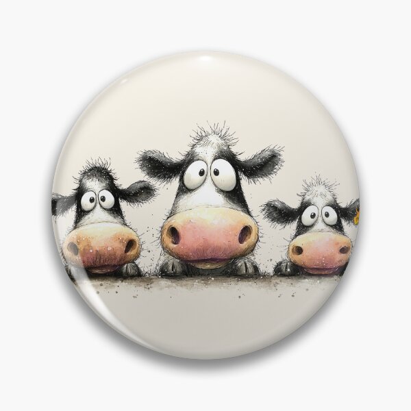 Item preview, CoW PRiNT, ANiMaL PRiNT ' The Buttercups ' BY SHiRLeY MacARTHuR designed and sold by Shirley MacArthur Art.