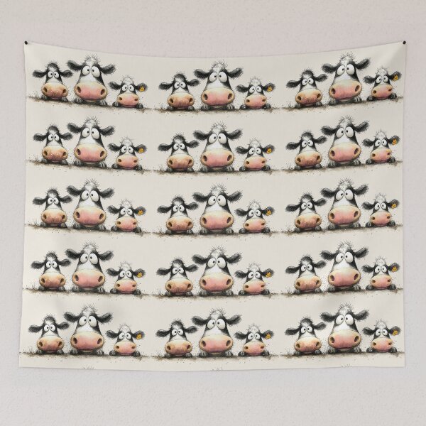 Item preview, CoW PRiNT, ANiMaL PRiNT ' The Buttercups ' BY SHiRLeY MacARTHuR designed and sold by Shirley MacArthur Art.
