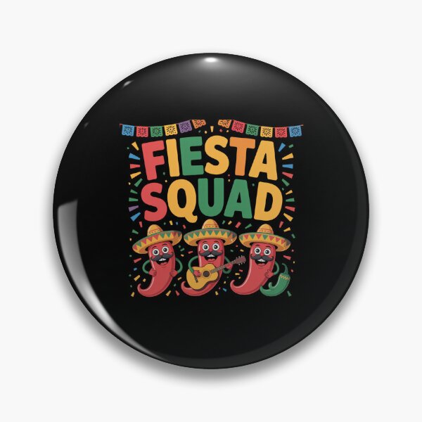 Item preview, Fiesta Squad Cinco De Mayo Mexican Celebration Group Friends designed and sold by CORJIDOG-ART.