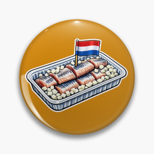 Item preview, Dutch Herring Treat Traditional Street Food Art designed and sold by Orca Chuckle Studios.