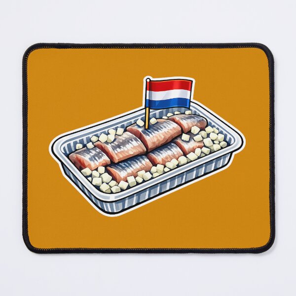 Item preview, Dutch Herring Treat Traditional Street Food Art designed and sold by Orca Chuckle Studios.